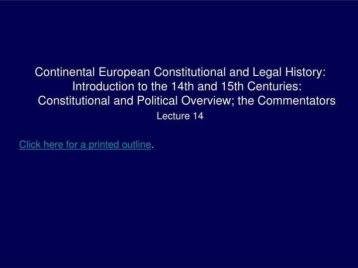 continental european constitutional and legal