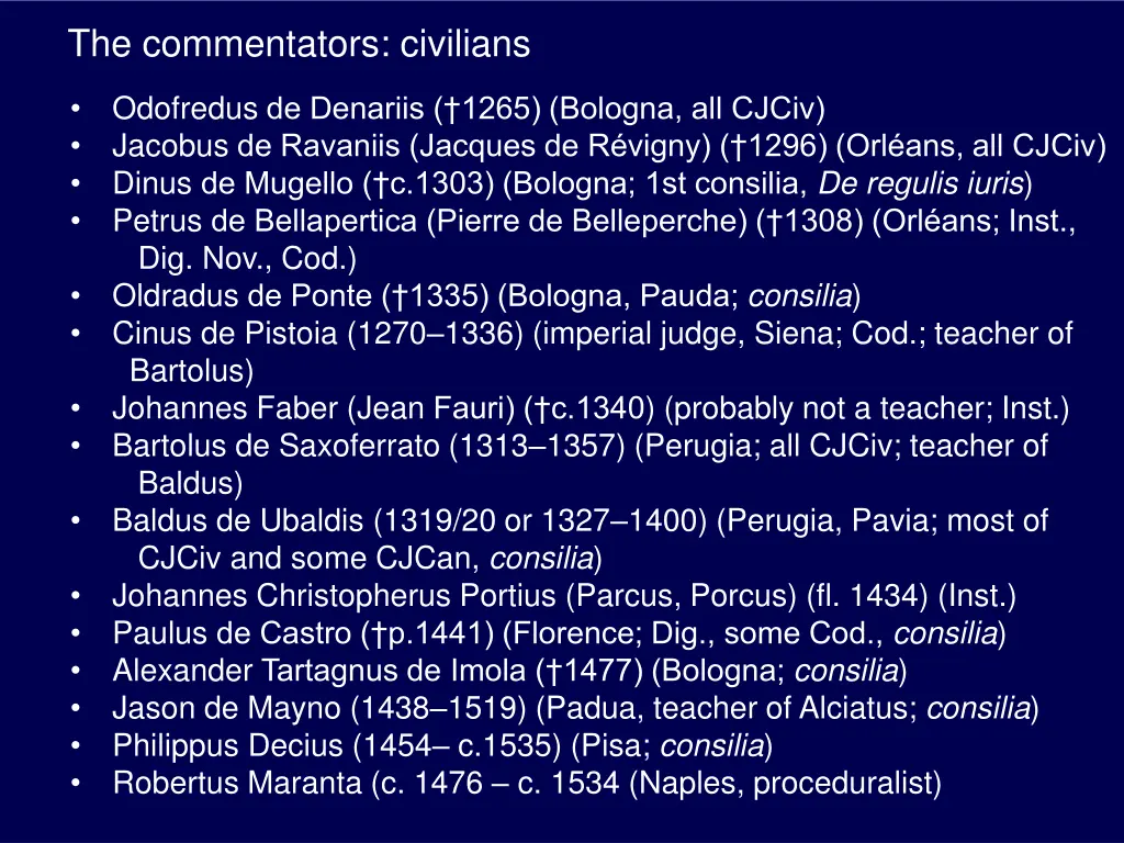 the commentators civilians