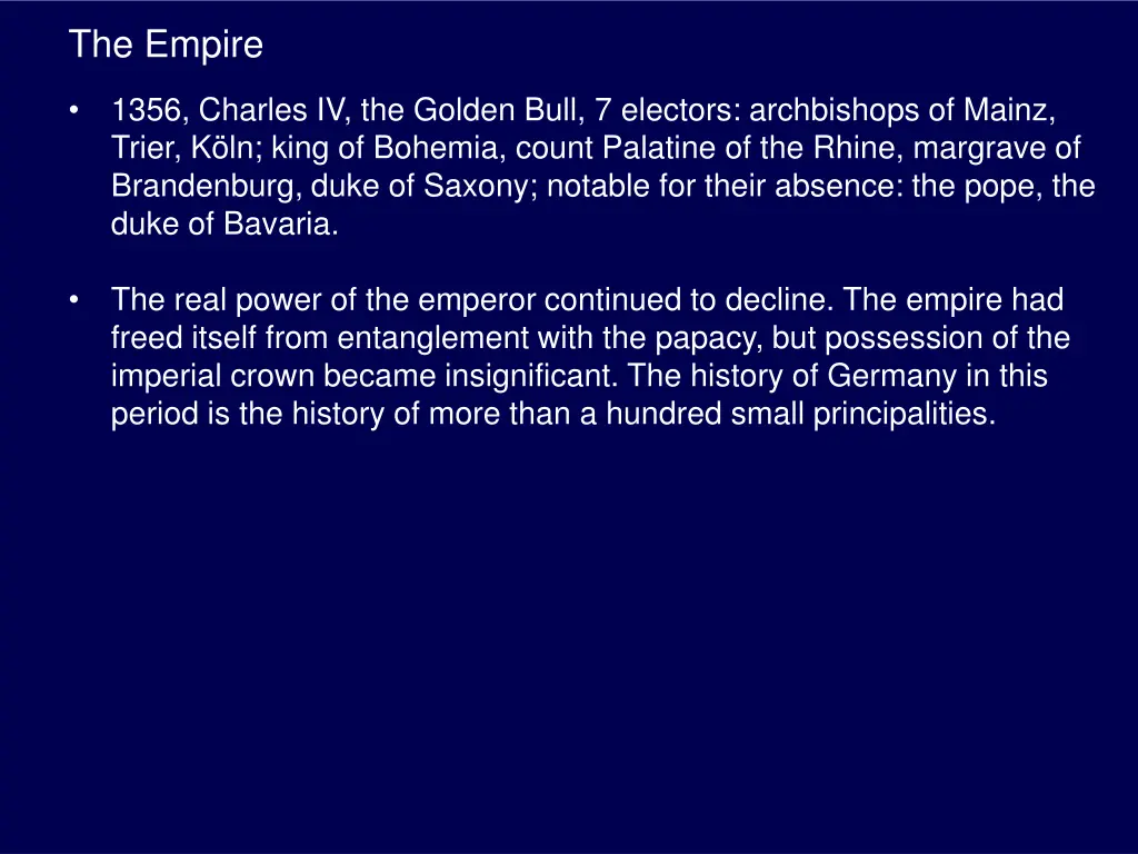 the empire