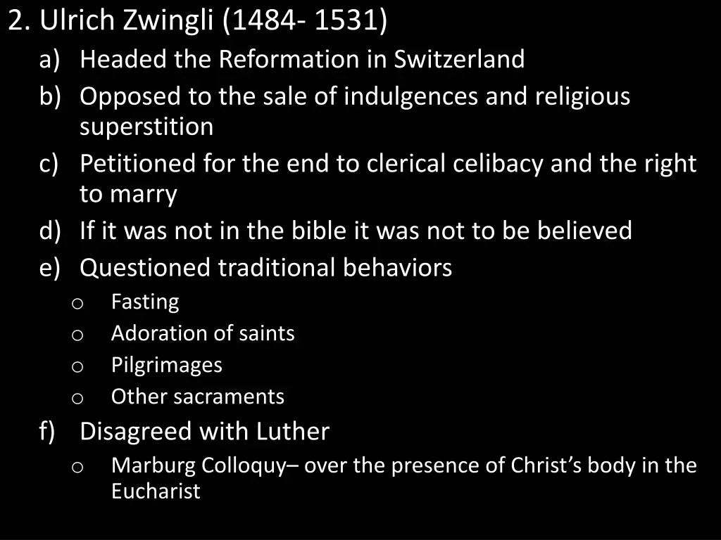 2 ulrich zwingli 1484 1531 a headed