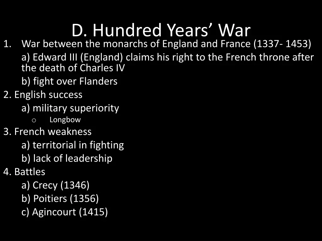 d hundred years war 1 war between the monarchs