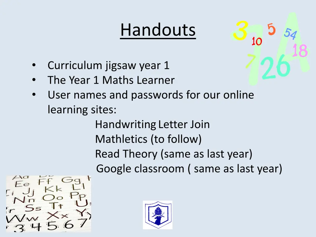 handouts