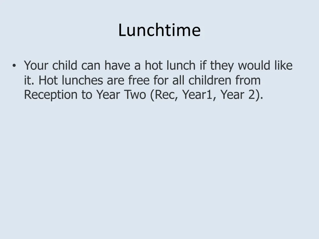lunchtime