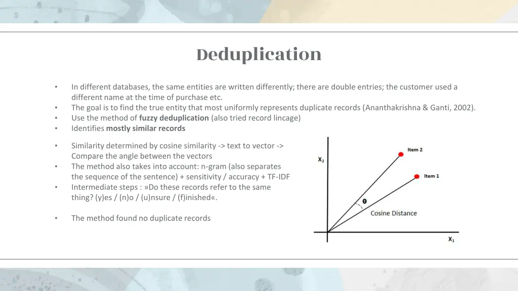 deduplication