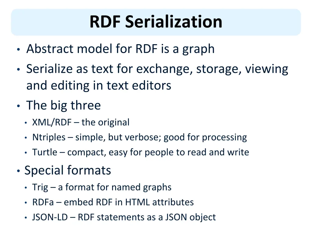 rdf serialization