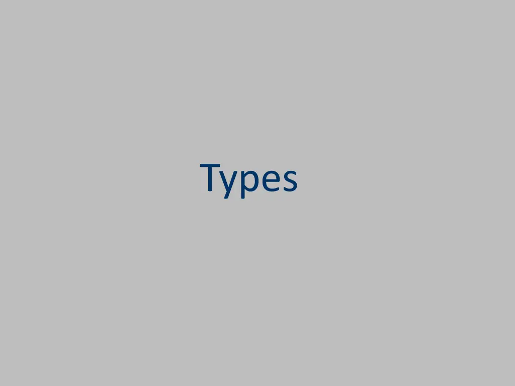 types