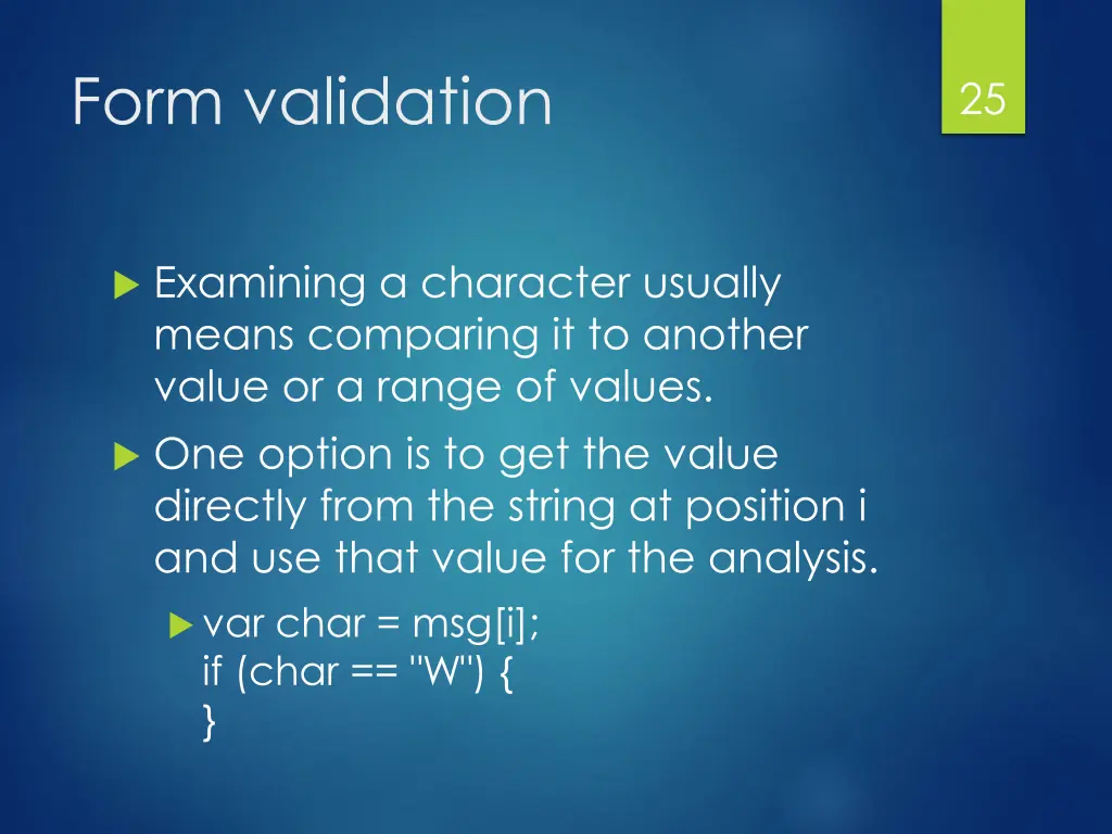 form validation 14