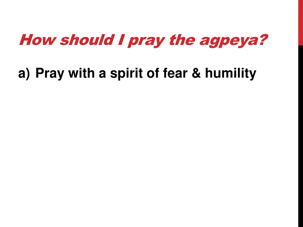 how should i pray the agpeya 2