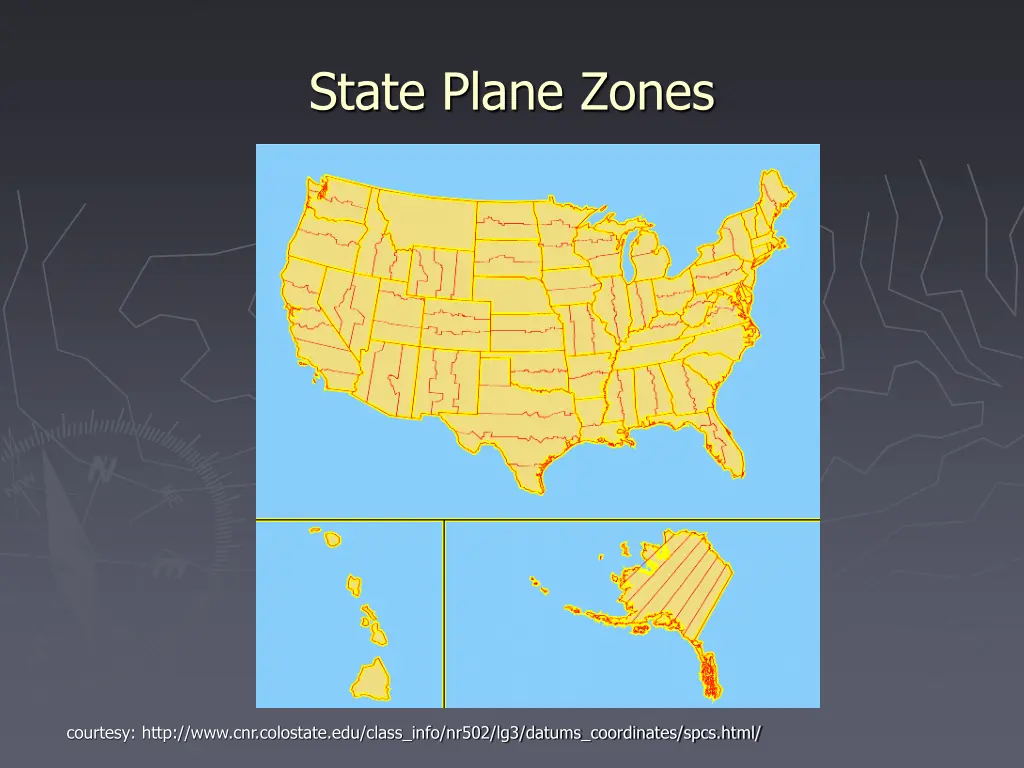 state plane zones