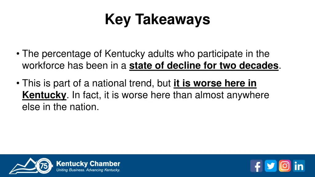 key takeaways