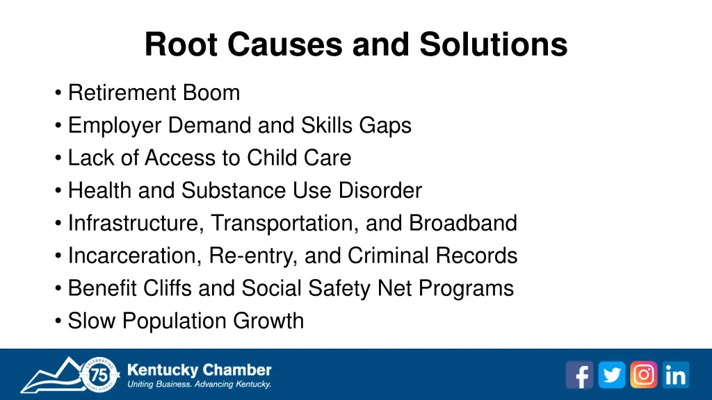 root causes and solutions