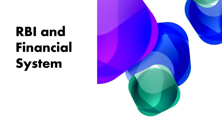 rbi and financial system