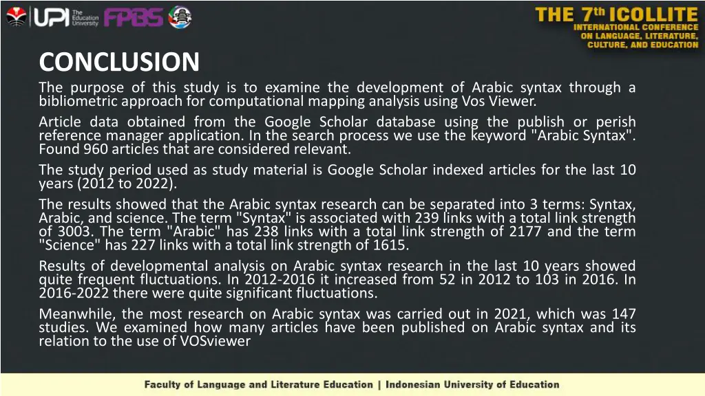 conclusion the purpose of this study