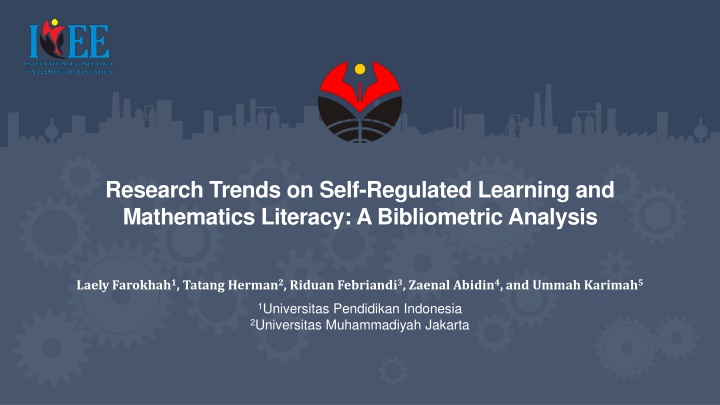 research trends on self regulated learning