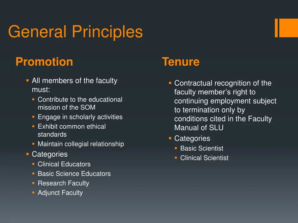 general principles