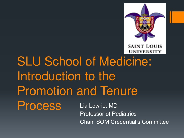slu school of medicine introduction