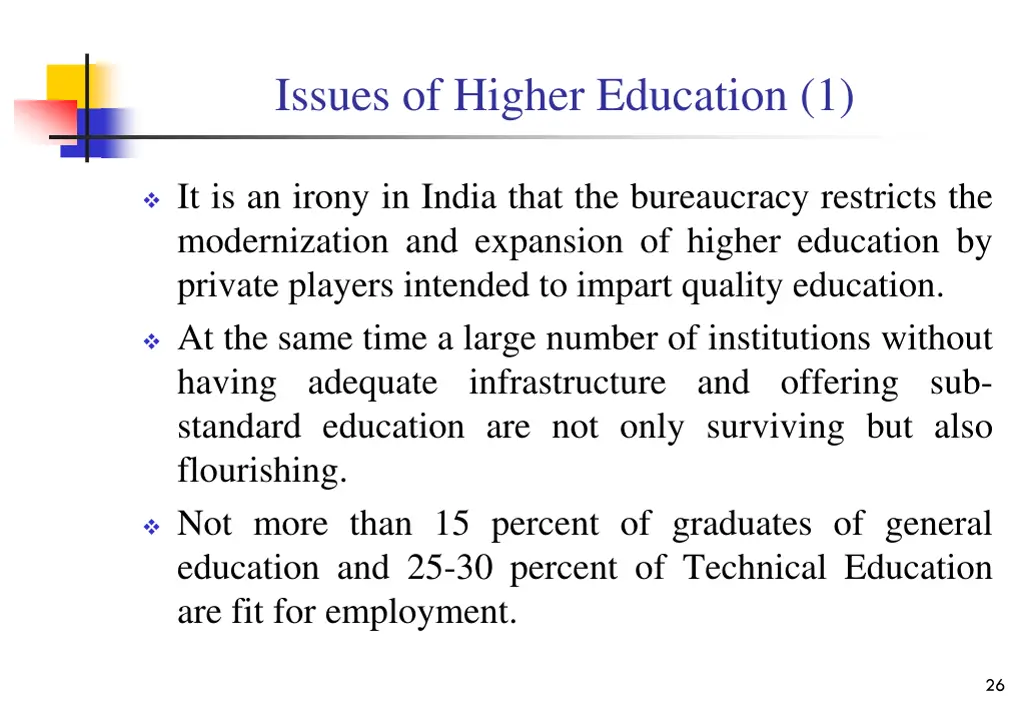 issues of higher education 1