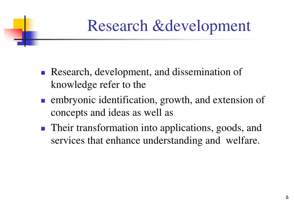 research development