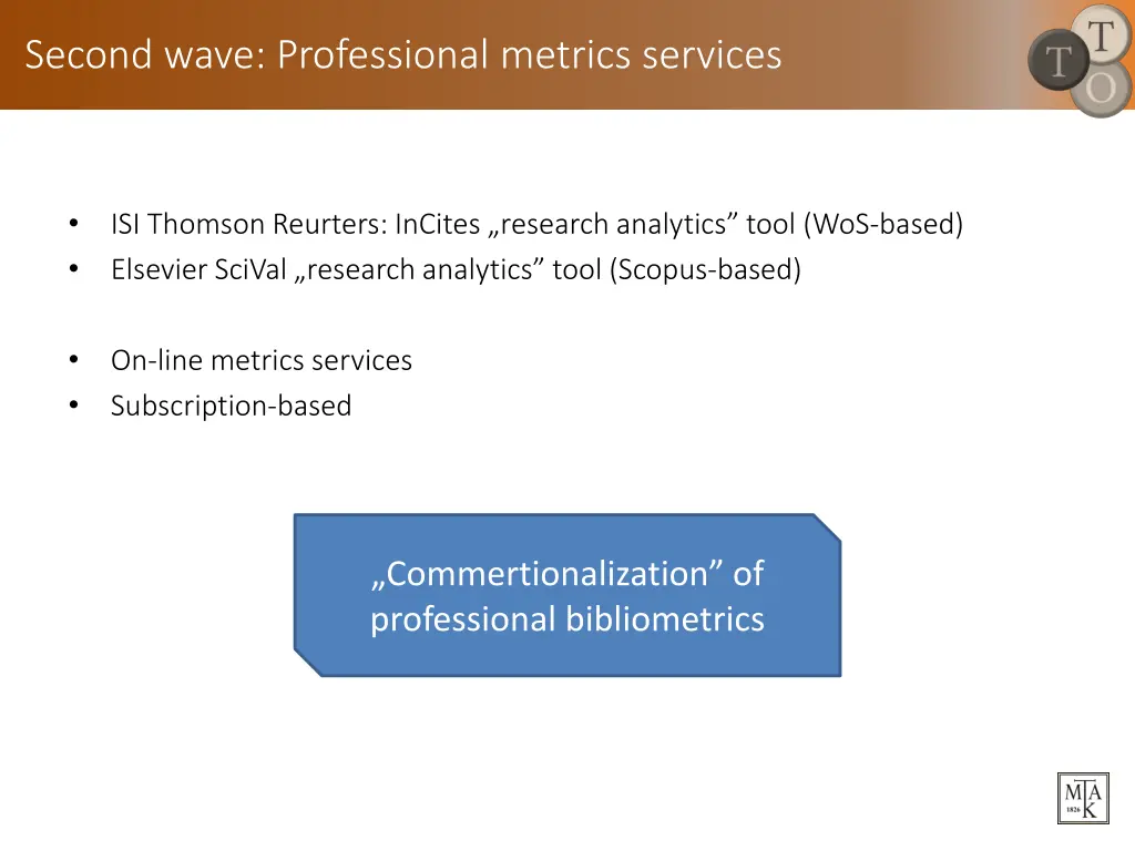 second wave professional metrics services