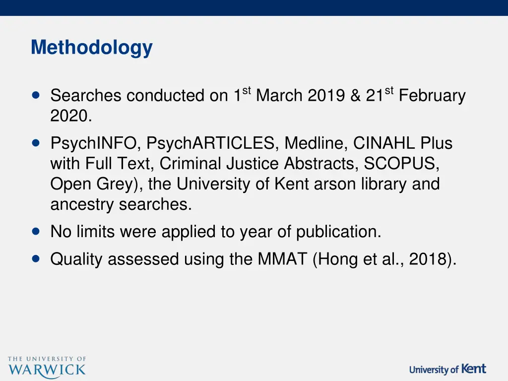 methodology