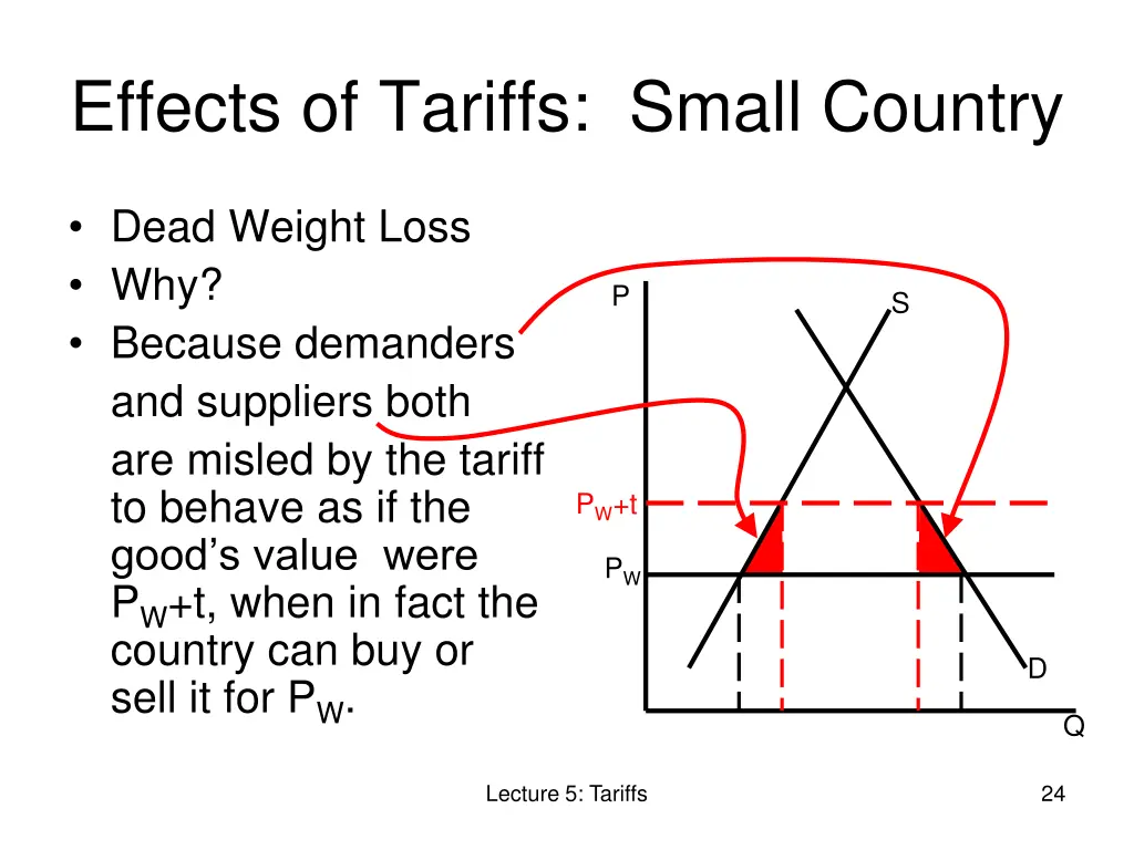 effects of tariffs small country 5