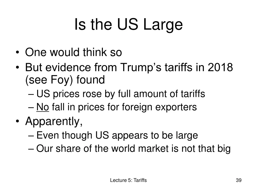is the us large