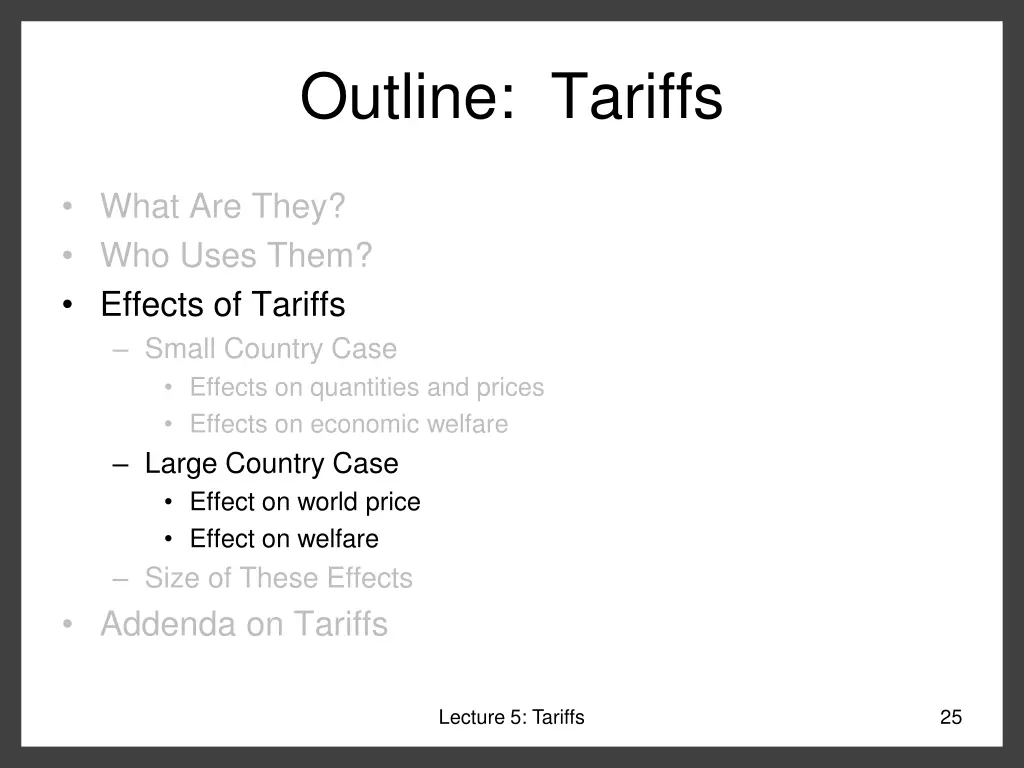outline tariffs 3