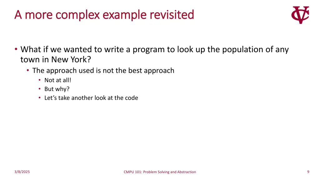a more complex example revisited a more complex