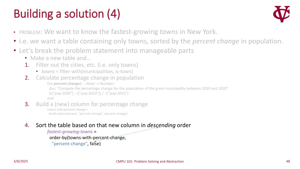 building a solution 4 building a solution 4