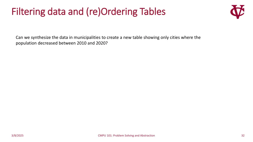 filtering data and re ordering tables filtering 2