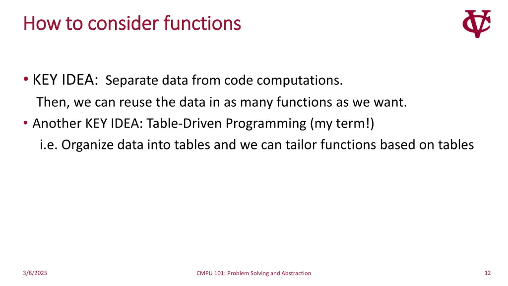 how to consider functions how to consider