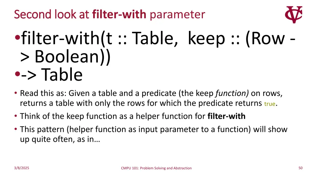 second look at second look at filter with