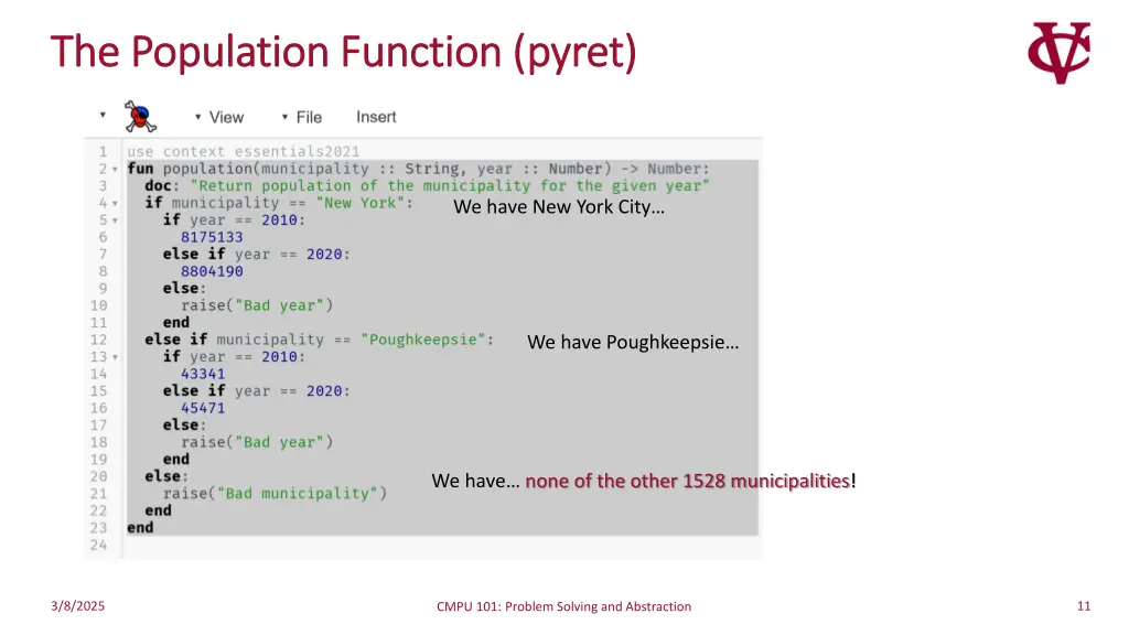 the population function the population function 3