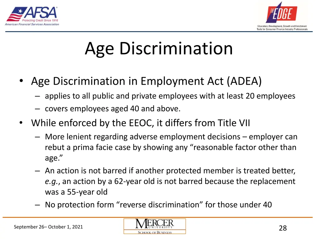 age discrimination