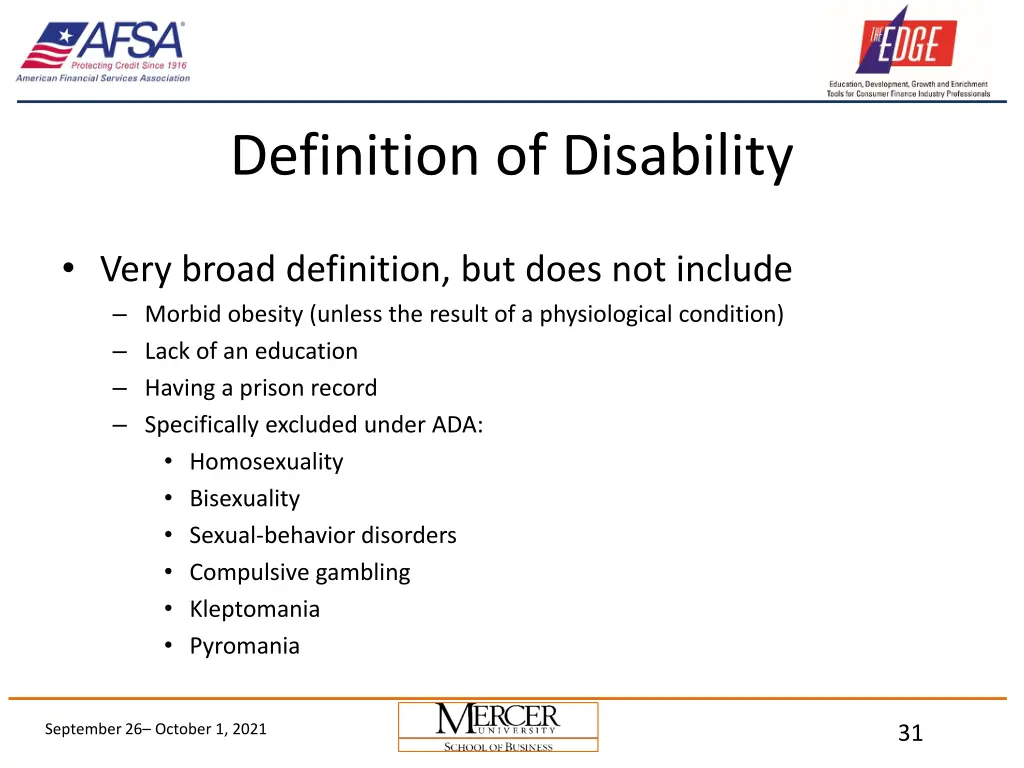 definition of disability