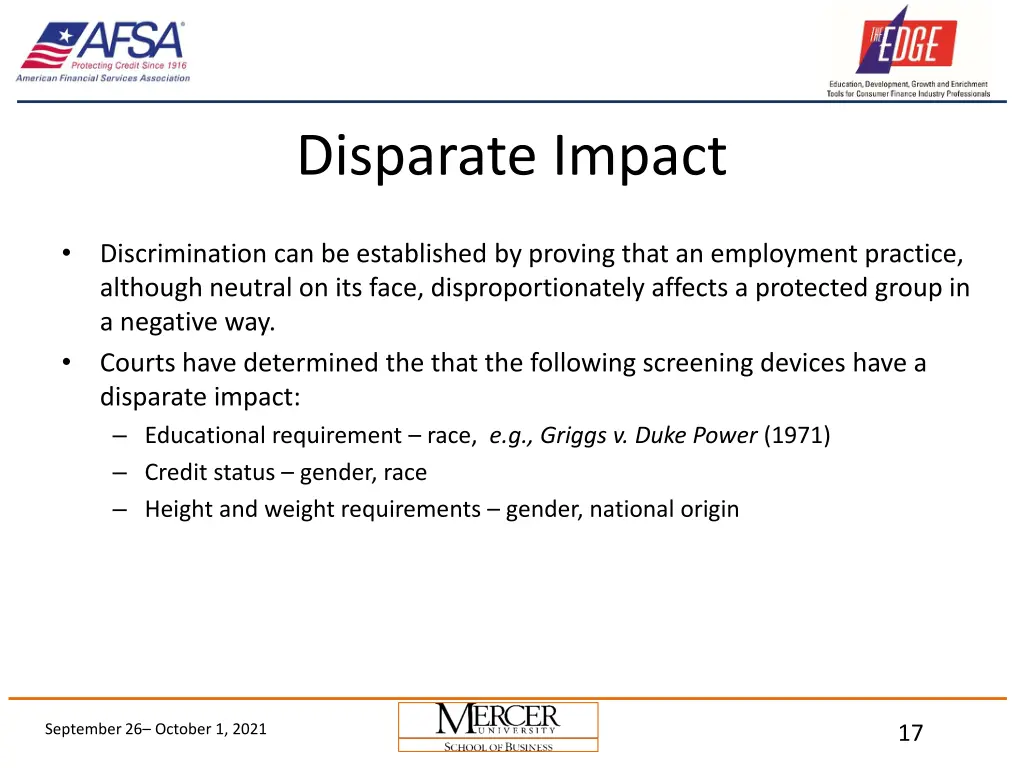 disparate impact