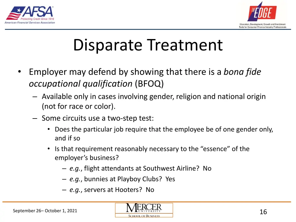 disparate treatment 2
