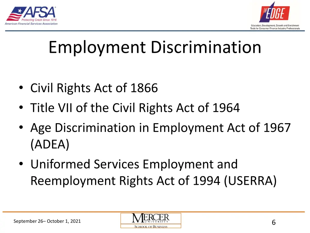 employment discrimination