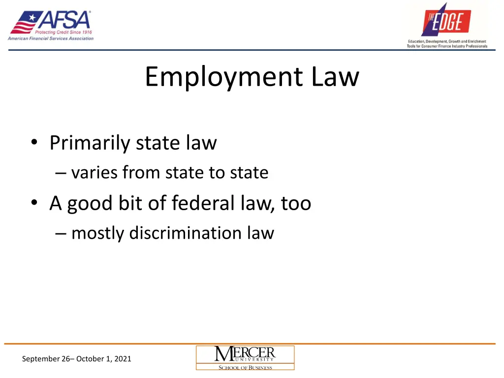 employment law 1