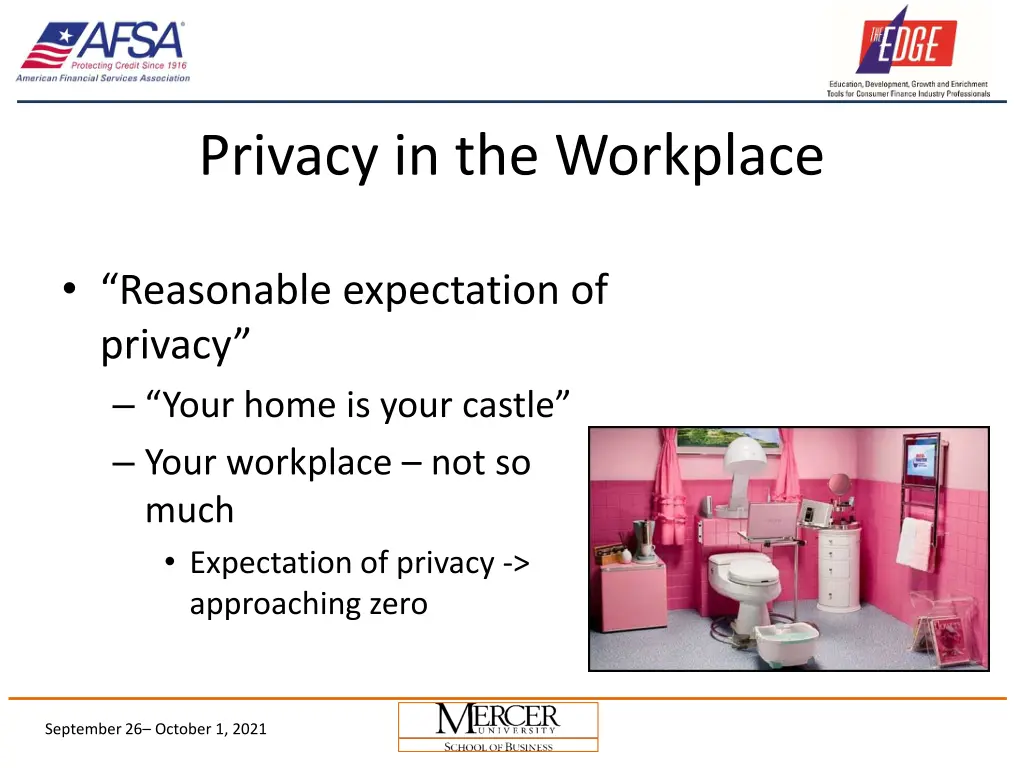 privacy in the workplace