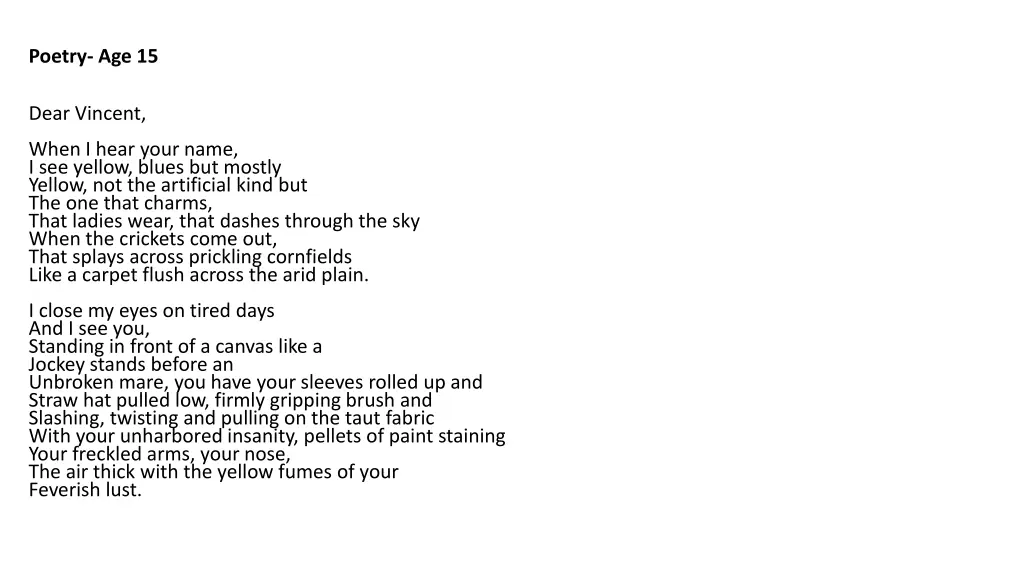 poetry age 15