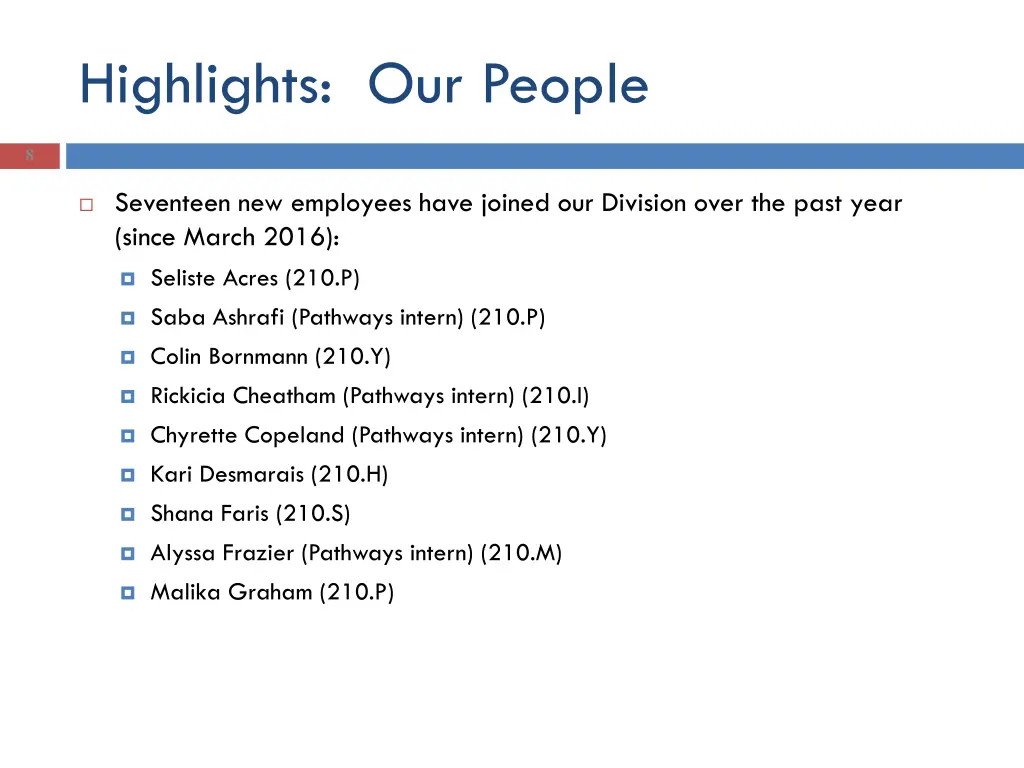 highlights our people 4