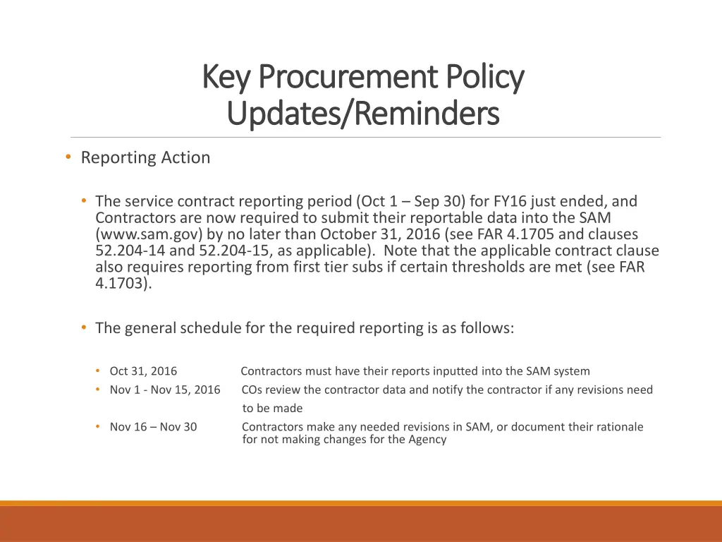 key procurement key procurement policy updates 3