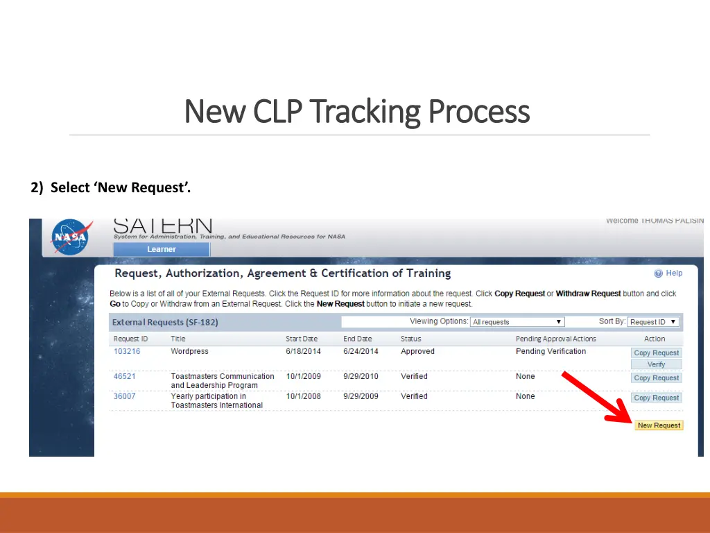 new clp tracking process new clp tracking process 2