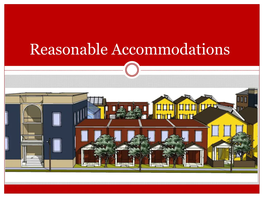 reasonable accommodations