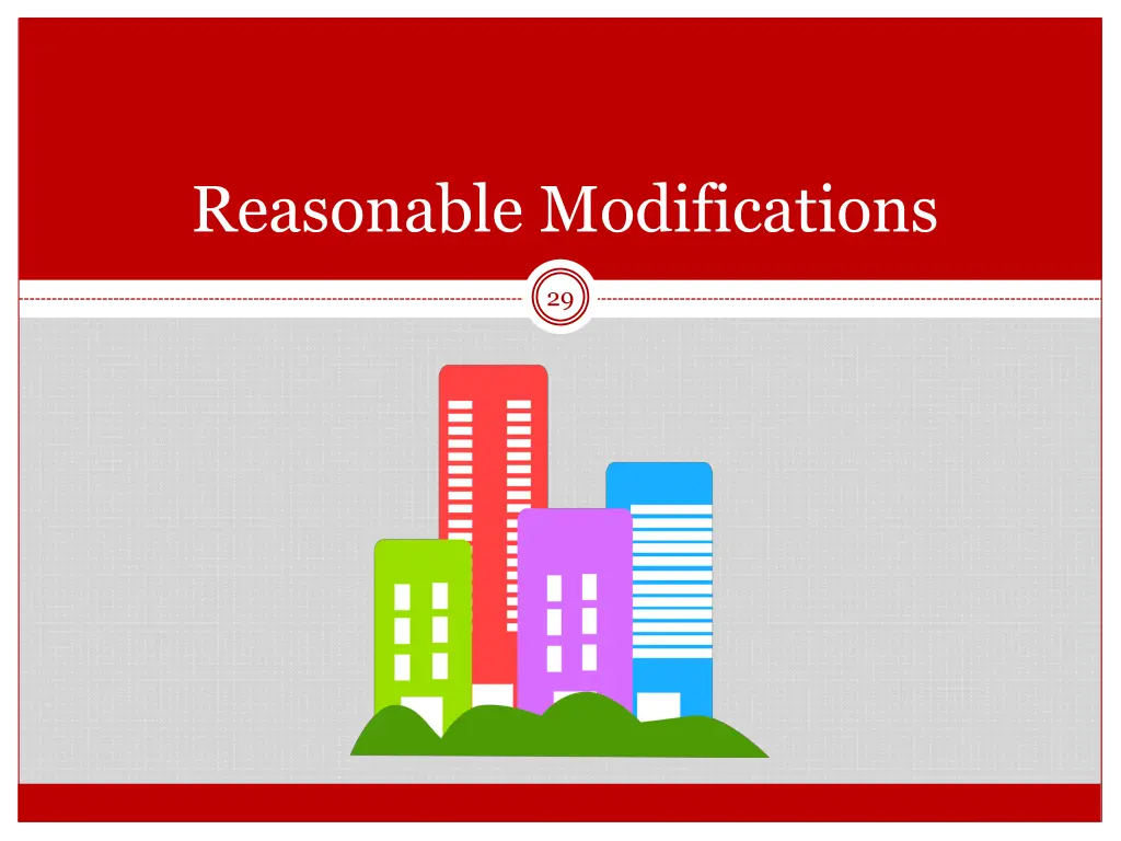 reasonable modifications