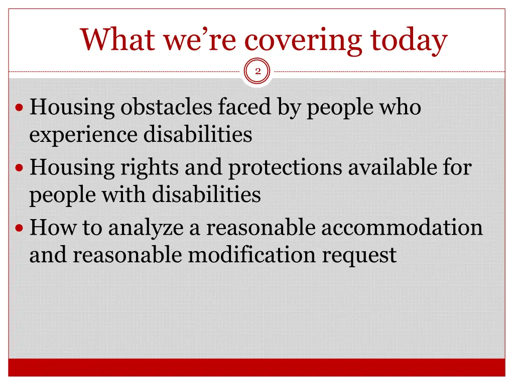 what we re covering today