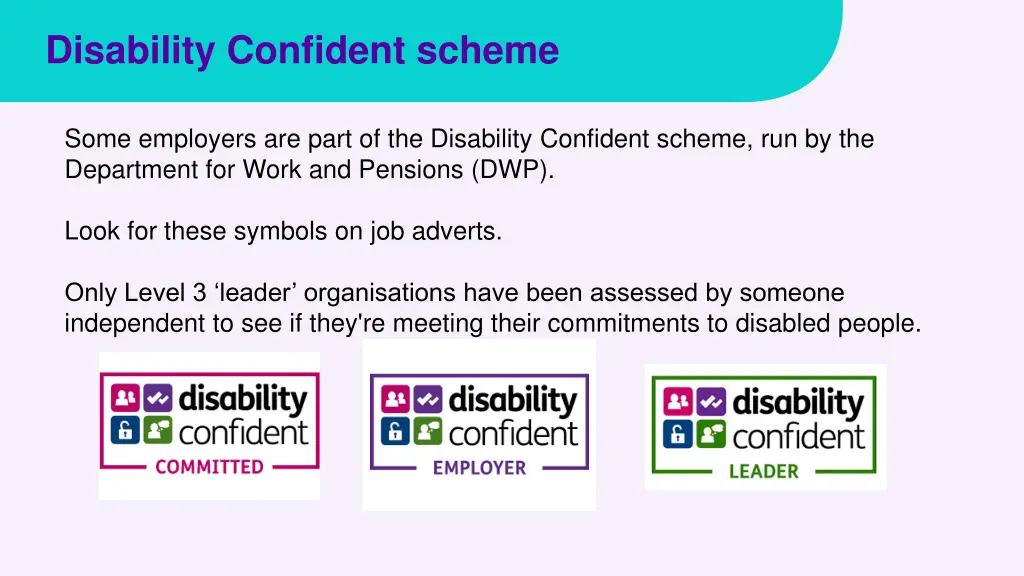 disability confident scheme
