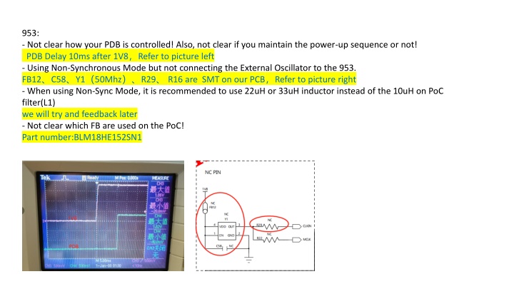 953 not clear how your pdb is controlled also