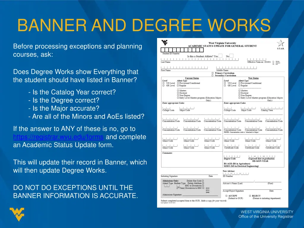 banner and degree works